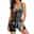 Women's Plus Size Swimwear 2 Piece Swim Dress Boy Leg Swimsuit Open Back Printing Vacation Fashion Trees / Leaves Tropical V Wire Sleeveless Bathing Suits