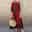 Women's Casual Dress Maxi Dress Print Casual Daily Crew Neck 3/4 Length Sleeve Summer Spring Red Khaki Plaid