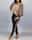 Women's Active Streetwear Tracksuit Pants Sets Sweatshirt Pants Trousers Long Sleeve Crew Neck Graphic Print Sports Outdoor Casual Silver Black Brown Fall & Winter Regular Fit