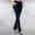 Women‘s Dress Work Casual Pants Trousers Straight Full Length Pocket Stretchy Trousers  Daily Black Wine S M