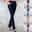 Women‘s Dress Work Casual Pants Trousers Straight Full Length Pocket Stretchy Trousers  Daily Black Wine S M