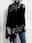 Women's Plus Size Shirt Blouse Basic Butterfly Print Long Sleeve Regular Tops Turtleneck High Neck Casual Silver Black White Yellow Gray Spring Fall
