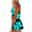 Women's Plus Size Swimwear Tankini 2 Piece Swim Dress Swimsuit 2 Piece Summer Floral Strap Sleeveless Bathing Suits