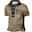 Men's Letter Graphic Prints Vintage Motorcycle Polo Shirt Golf Shirt Short Sleeve Shirt Turndown Outdoor Street Blue Green Khaki Gray Drawstring Print Clothing Apparel Sports Fashion Streetwear