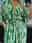 Women's Jumpsuits Casual Summer Lace up Pocket Striped V Neck Streetwear Street Daily Regular Fit 3/4 Length Sleeve Green Gray S M L