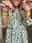 Women's Long Dress Maxi Dress Casual Dress Swing Dress Print Dress Geometry Fashion Modern Outdoor Daily Holiday Print Long Sleeve V Neck Dress Loose Fit Blue Green Summer Spring S M L XL XXL
