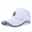 Men's Baseball Cap Trucker Hat Black White Polyester Travel Beach Outdoor Vacation Plain Adjustable Sunscreen Breathable Fashion