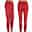 Women's Normal Tights Leggings Fashion Tights Full Length Mid Waist Plain Tummy Control Butt Lift Comfort High Elasticity Casual Weekend Lake blue Sapphire Wine Red Ice silk yellow leopard pants