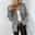 Women's Cardigan Sweater Stylish Casual Soft Solid Color Crochet Hooded Buttons Knitted Hooded Long Sleeve Tunic Knit Daily Holiday Date Black White Fall Winter