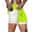 Men's Athletic Shorts Running Shorts Gym Shorts Drawstring 2 in 1 with Phone Pocket Solid Colored Breathable Quick Dry Sports & Outdoor Athleisure Gym Casual / Sporty Slim fluorescent yellow Black