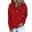 Hoodie Women's Wine Red Black Pink Solid Colored Button Pocket Street Daily Daily Basic Hooded S
