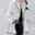 Women's Plus Size Coat Plain Outdoor Causal Long Sleeve Rolled collar Regular Fall Winter White Red Blue L XL XXL 3XL 4XL