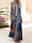 Women's Casual Dress Winter Dress Floral Print Crew Neck Long Dress Maxi Dress Vintage Daily Date Long Sleeve Fall Winter