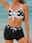 Women's Bikini 2 Piece Swimsuit Black White Polka Dot Bikini Open Back Sexy Bathing Suits Swimwear Tropical Beach Wear Bathing Suits