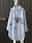 Women's Shirt Long Sleeve Shirt Collar Black Blue Spring &  Fall