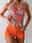 Women's Swimwear Tankini 2 Piece Boy Leg Swimsuit Backless High Waist Vacation Beach Wear Leaves Halter Neck Sleeveless Bathing Suits