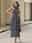 Women's Black Dot-print Maxi Dress Chiffon A Line Dress Tiered Halter Neck Elegant Beach Wedding Guest Sleeveless Summer