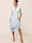 Women's A Line Dress Layered Dress Elegant Floral Midi Dress Half Sleeve Flared Sleeve V Neck Ruffle Loose Fit Vacation Daily Light Blue Summer