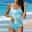 Women's Swimwear Tankini Swimsuit Vacation Tropical Floral Sleeveless Bathing Suits