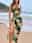 Women's Swimwear One Piece 2 Piece Monokini Skirt Swimsuit Backless Tummy Control High Waist Slim Vacation Beach Wear Floral Halter Neck Sleeveless Bathing Suits