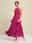 Women's Elegant Dress Rose Red Sleeveless Solid Color Ruffle Mismatched All Seasons Elegant Dress Wedding Party S M L