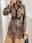 Women's Lace Dress Jumper Dress Casual Dress Elegant Stylish Casual Leopard Long Dress Maxi Dress Long Sleeve V Neck Lace Regular Fit Vacation Party Daily Leopard Spring Fall