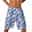 Men's Board Shorts Swim Shorts Swim Trunks Summer Shorts Bermuda shorts Drawstring with Mesh lining Elastic Waist 3D Print Ocean Breathable Quick Dry Knee Length Casual Daily Beach Fashion Streetwear