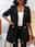 Women's Trench Coat Fall Outdoor Zipper Plain Breathable Streetwear Regular Fit Outerwear Long Sleeve Black M