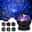 Starry Night Light Projector Galaxy Light Projector Led Rotating Moon Star Projector Night Light Lamps for Bedroom Party Decorations Birthday Gifts