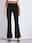 Women's Bell Bottom Pants Trousers Fashion Streetwear Full Length Mid Waist Floral Plain Elastic Waist Print Comfort Breathability Soft Micro-elastic Vacation Party Street Black Rainbow Rose Red