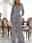 Women's Normal Jumpsuit Streetwear Plaid Long Sleeve Wide Leg Deep V Pocket Print Vacation Street Regular Fit Black Fall