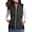 Women's Hiking Vest Sleeveless Top Outdoor Thermal Warm Quick Dry Zipper Pocket Soft Winter Zipper Pocket Sporty Dark Grey Black White Hunting Fishing Climbing