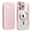 Phone Case For Apple AirTag iPhone 16 iPhone 15 Pro Max Plus 14 13 12 11 Wallet Case With Magsafe Transparent Card Slot Retro TPU PU Leather