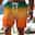 Men's Gradient Sweat Shorts Beach Shorts Terry Shorts Mid Waist Casual Athleisure Daily Holiday Streetwear Drawstring Elastic Waist 3D Print Designer Clothing Apparel
