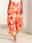 Women's Normal Slacks Pants Trousers Fashion Stylish Full Length High Waist Floral Street Casual Daily Fuchsia Summer Spring