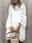 Women's Dress Set White Dress White Lace Wedding Dress Fashion Plain with Sleeve Mini Dress 3/4 Length Sleeve Crew Neck Outdoor Black White Summer Regular Fit