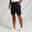 Men's Dress Shorts Zipper Pocket Solid Color Breathable Knee Length Formal Office Chic & Modern Formal White Navy Blue Micro-elastic
