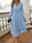 Women's Chiffon Dress Maxi Dress Chiffon Split Party Wedding Guest Date Elegant Streetwear V Neck Long Sleeve Dark Blue Apricot Color