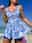 Women's Swimwear Tankini 2 Piece Boy Leg Swimsuit Backless High Waist Vacation Beach Wear Paisley V Neck Sleeveless Bathing Suits