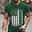 St. Patrick Men's Graphic Four Leaf Clover Shamrock Lucky Irish National Flag T shirt Tee Short Sleeve T shirt 3D Print Crew Neck Shirt Vintage Fashion Designer St.Patrick's Day Daily Green Spring