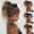 3 pcs Headbands Leopard Hair Bands Knoted Turban Headband Stretch Twist Head Wraps Stripe Cloth Head Bands for Women and Girls