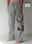 Men's Animal Lion Graphic Prints Linen Pants Trousers Summer Pants Mid Waist Streetwear Hawaiian Designer Casual Daily Holiday Drawstring Elastic Waist 3D Print Spring & Summer 3D Print Blue Green