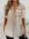 Women's T Shirt Henley Shirt Tunic Basic Floral Regular Tops Short Sleeve Round Neck Buttons Print Regular Fit Holiday Weekend Grass Green Light Green Red Blue Brown