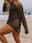 Women's Swimwear Cover Up Swim Dress Swimsuit Cut Out Vacation Beach Wear Ombre Sleeveless Bathing Suits