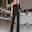 Women‘s Elegant Party Wedding One Shoulder  White Black Pink Jumpsuit Solid Color Drawstring High Waist