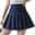 Women's EU / US Size Skirt Elegant Preppy Mini Skirts Solid Colored Pleated Party Party / Evening Navy Pink Black Coffee Spring & Summer Cotton Blend