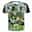 Men's Floral Graphic Prints Saint Patrick Day T shirt Short Sleeve T shirt 3D Print Round Neck Shirt Fashion Classic St.Patrick's Day Casual Daily Dark Green Green Green / White Summer Clothing
