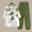 Women's Basic Shirt Pants Sets Pants Trousers Half Sleeve Round Neck Floral Print Holiday Weekend Army Green Blue Purple Fall & Winter Regular Fit