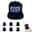 Programmable Creative RGB LED Hat Bluetooth Shining Caps Mobile APP Control Editing Words Hip Hop Electronic Prop For Halloween