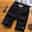 Men's Board Shorts Swim Trunks Beach Shorts Casual Shorts Drawstring Elastic Waist Solid Colored Outdoor Sports Knee Length Daily Leisure Sports Casual / Sporty Athleisure Black White